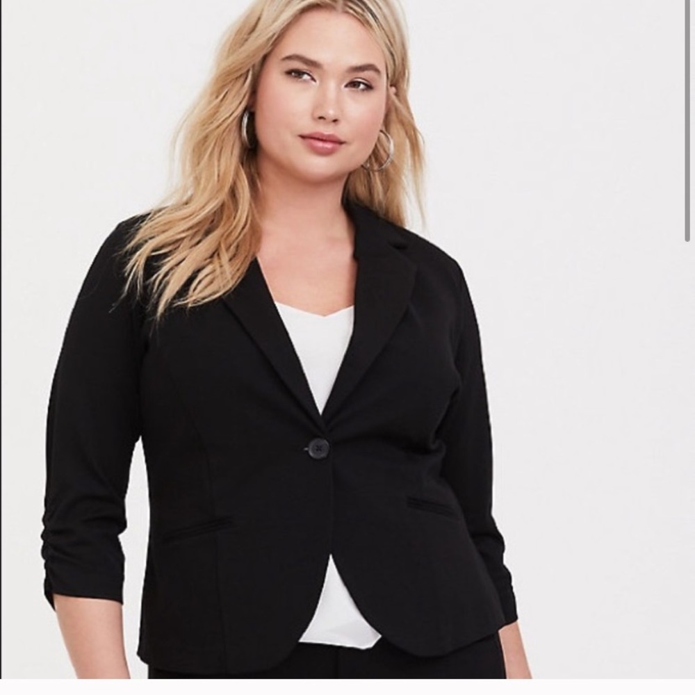 Black torrid blazer